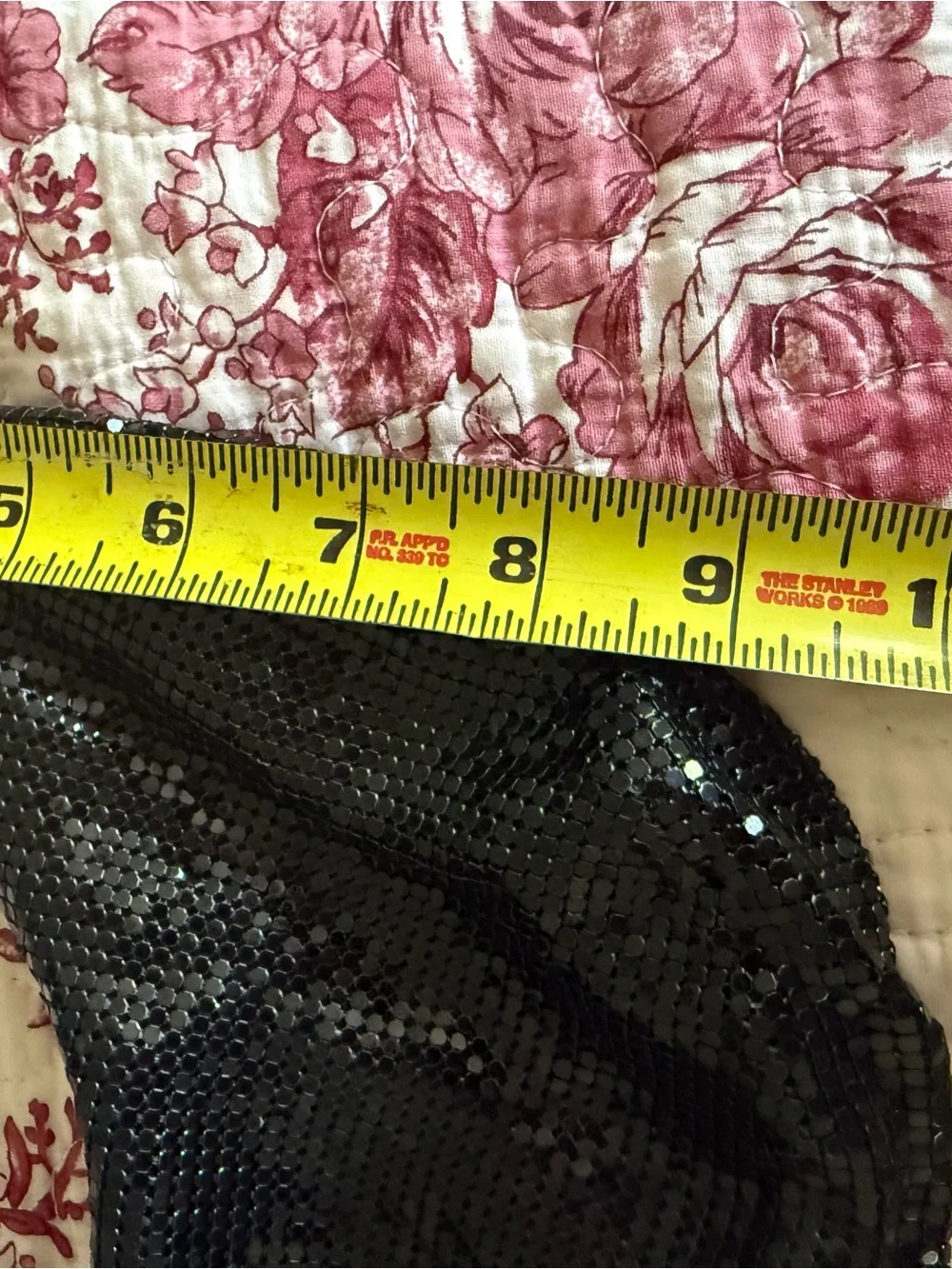 Vintage Max Mayer Y2K Sequin Club Bag Black Mesh Shoulder Purse NYE Party